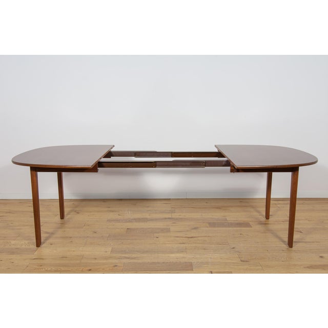 Mid-Century Extendable Dining Table by Ole Wanscher for Poul Jeppesens Furniture Factory, Denmark, 1960s For Sale - Image 6 of 18