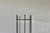 Mid-Century Modern Vintage Black Painted Metal Glass Three Tier Narrow Etagere Mid Century For Sale - Image 3 of 18