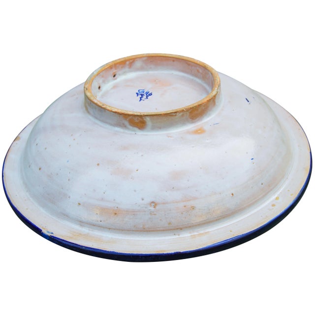 Ceramic Bowl W/ Arabesque Pattern For Sale - Image 11 of 12
