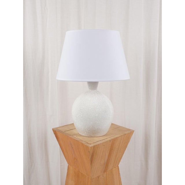 Lamp france, circa 1950 ceramic h (lamp): 28 cm / d: 20 cm h (total): 49 cm excellent overall condition. Some signs of age...