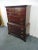 Durham Cherry Chippendale Chest on Chest For Sale - Image 4 of 10