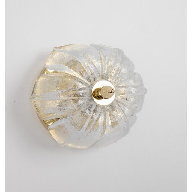 Small Round Murano Glass Flush Mount attributed to Limburg, Germany, 1970s For Sale - Image 11 of 15
