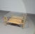 Mid-Century Pencil Split Reed and Rattan Coffee Table with Iron Frame and Glass Top For Sale - Image 4 of 11