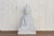 Contemporary Pure White Modern Burmese Buddha For Sale - Image 3 of 9