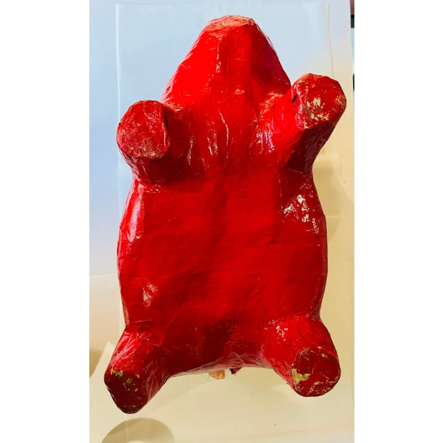 Street Art Vintage Paper Mache Piggy Bank Made in Mexico For Sale - Image 3 of 7