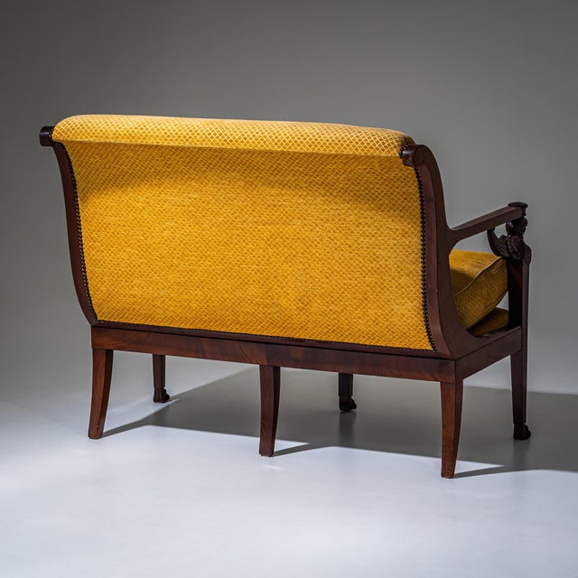 Empire Seating Suite from Henri Jacob, France, 1800s, Set of 5 For Sale - Image 10 of 18