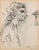 Portrait is an original china ink drawing realized by Serge Fontinsky (1887-1971) in the half of the 20th Century. Good...
