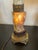 Vintage Asian Inspired Carved Stone Lamp For Sale - Image 9 of 12