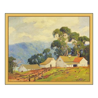 Early 20th Century Farm in the Hills, George Demont Otis For Sale