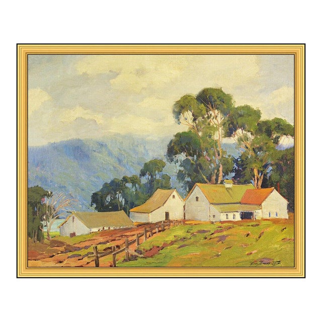 Early 20th Century Farm in the Hills, George Demont Otis For Sale