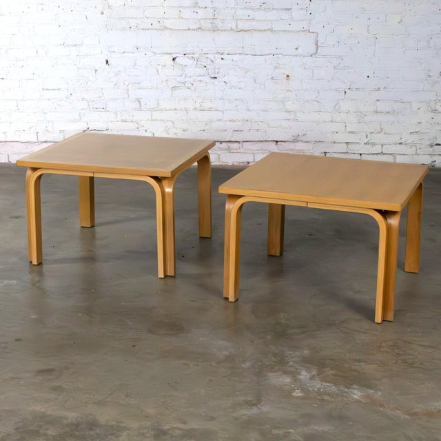 Mid-Century Modern Late 20th Century Scandinavian Modern Oak End or Coffee Tables by Thygesen and Sorensen for Magnus Olesen and Rudd International For Sale - Image 3 of 17