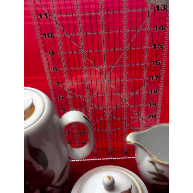 Vintage Royal Worcester Evesham Three-Piece Coffee For Sale - Image 12 of 12