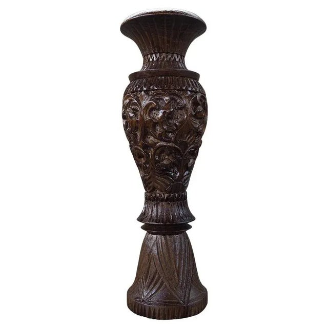Mid-Century Wooden Vase, Czechoslovakia, 1960s For Sale - Image 13 of 13