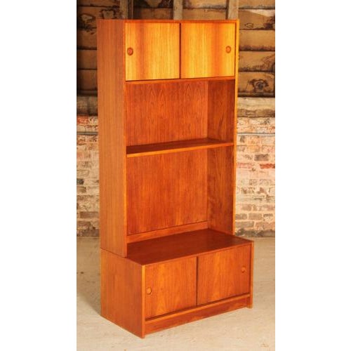 Mid-Century Modern Danish Teak Bookcase, 1960s For Sale - Image 3 of 12