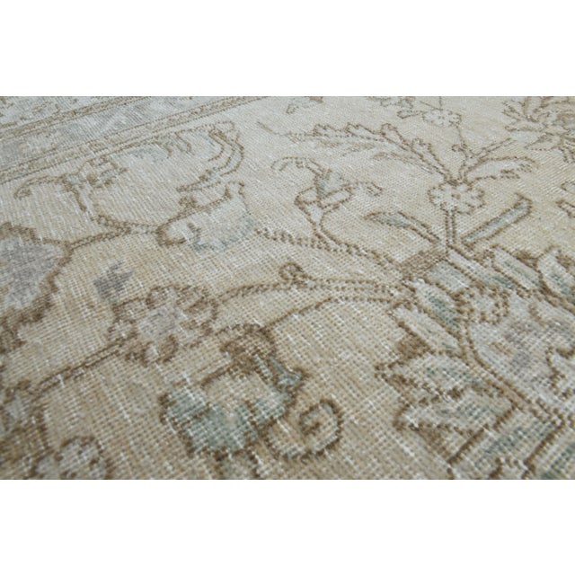 Persian 1970s Vintage Persian Handknotted Wool Orange Oversize Area Rug For Sale - Image 3 of 11