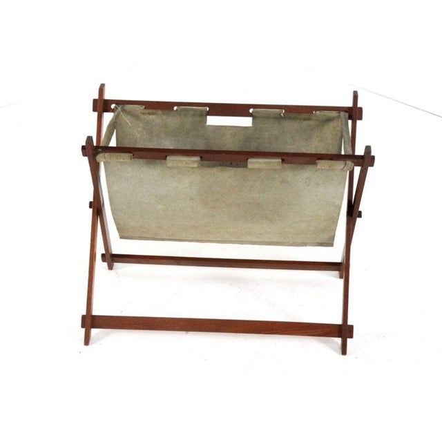 Vintage Folding Magazine Rack For Sale - Image 10 of 14
