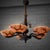 A beautiful Swedish Art Deco chandelier produced by an unidentified manufacturer in the 1930s. The chandelier features an...