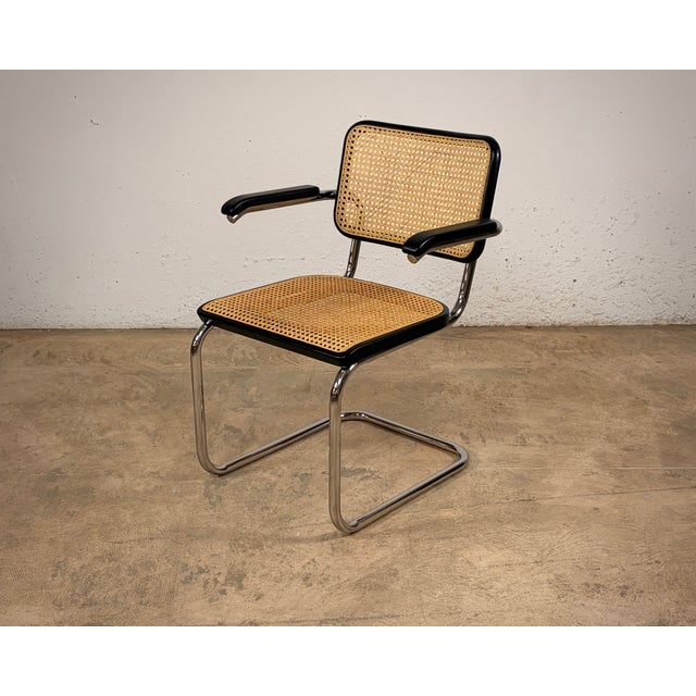 Bauhaus S64V Cantilever Armchair by Marcel Breuer for Thonet, Set of 3 For Sale - Image 3 of 14