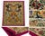 Persian Vintage Silk Embroidered Peacock Garden Textile Wall Hanging | Persian Inspired Floral Tapestry For Sale - Image 3 of 6