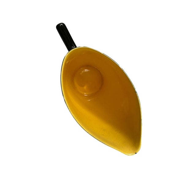 Vintage Hornsea John Clappison Black and White Striped Tall Gaiety Jug With Yellow Inside For Sale In New York - Image 6 of 7