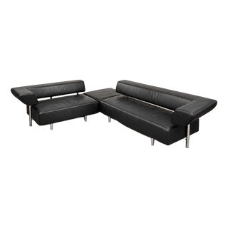 Arthe Leather Modular Sofa Bed from Cor, Set of 3 For Sale