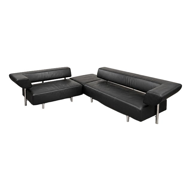 Arthe Leather Modular Sofa Bed from Cor, Set of 3 For Sale