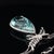 Platinum Necklace With 48.67-Carat Pear-Cut Aquamarine & Diamonds For Sale - Image 15 of 18