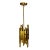 Vintage Palm Beach Regency Gaetano Sciolari Style Gilt Tole Chandelier For Sale