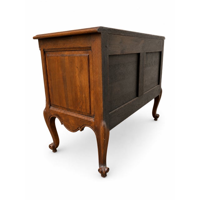 Brown Louis XV Crossbow-Shaped Commode, 1920s For Sale - Image 8 of 10