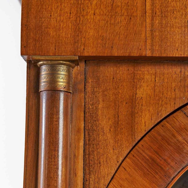 Walnut & Glass Bookcase For Sale - Image 3 of 13