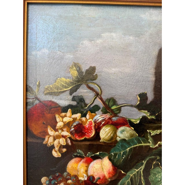 Baroque Still Life Composition, 19th Century, Oil Painting on Canvas, Framed For Sale - Image 3 of 12