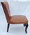 Brown Leather Chair, 1940s For Sale - Image 8 of 10