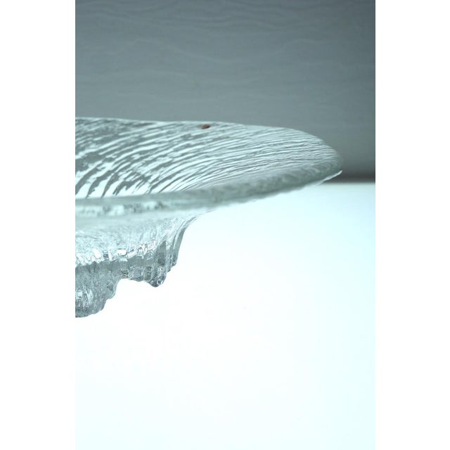 Glass Finnish Art Glass Avanti Bowl by Tapio Wirkkala for Iittala, 1979 For Sale - Image 7 of 11