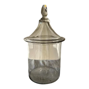 19th Century French Lidded Bon Bon or Apothecary Jar