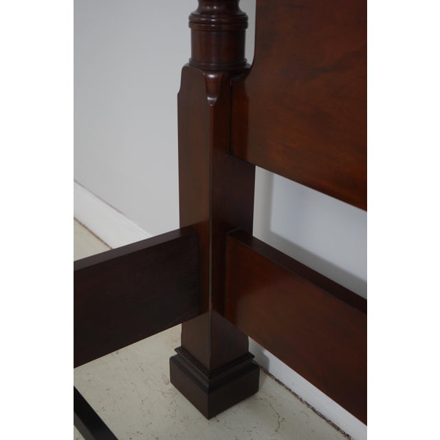 Henkel Harris Mahogany King Size Poster Bed For Sale - Image 14 of 16