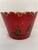 1950s 1950s-70s Chinoiserie Red Toleware Cachepot or Jardiniere For Sale - Image 5 of 15