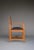 Brown Hague School Oak Armchair by Henk Wouda for H. Pander & Zn., 1930s For Sale - Image 8 of 13