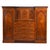 Victorian Flame Mahogany Breakfront Triple Wardrobe, 1860 For Sale - Image 11 of 11