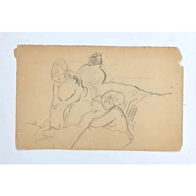 Charles Filiger, Portraits, Original Drawing, Late 19th-Century For Sale - Image 3 of 3