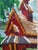 Rustic 1970s Needlepoint Bell Pull - Rural Scene With Building For Sale - Image 3 of 9