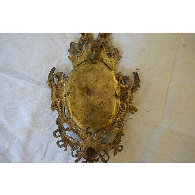 19th Century Baroque Gilt Bronze Mirror by Charles Casier For Sale - Image 6 of 7