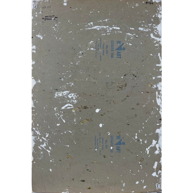 Bay Area Abstract Expressionist Oil on Illustration Board Honora Berg Berkeley For Sale - Image 10 of 10