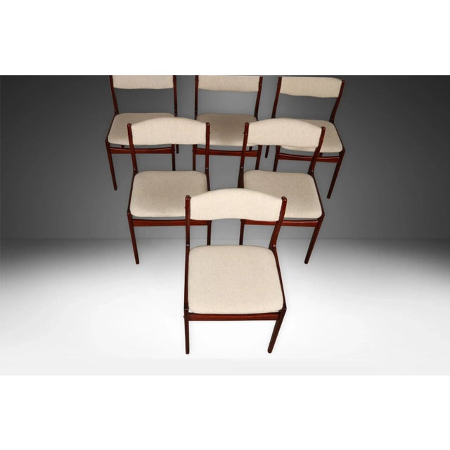 Wood Mid Century Sculptural Rosewood Dining Chairs For Sale - Image 7 of 12