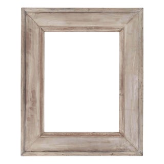Large Antique Georgian Style Bleached Picture Frame, 1850 For Sale
