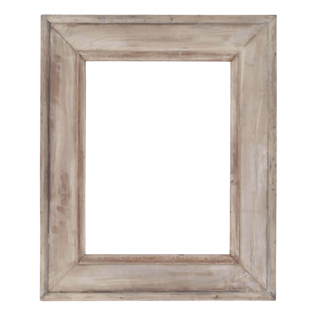 Large Antique Georgian Style Bleached Picture Frame, 1850 For Sale