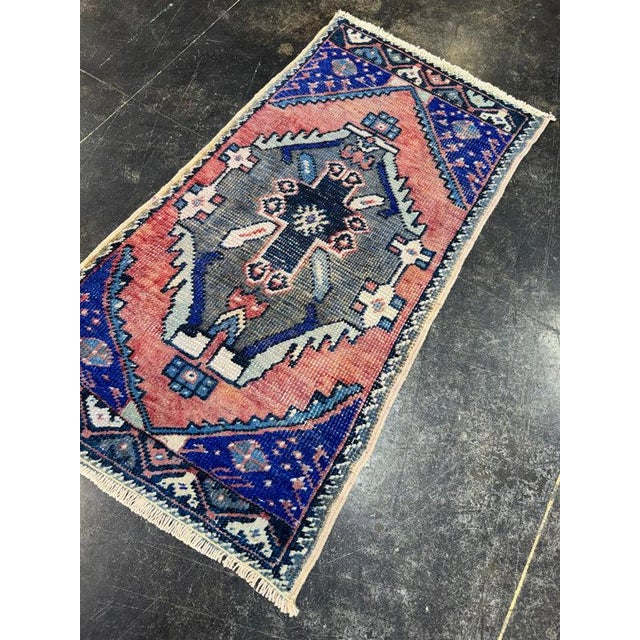 Early 21st Century Turkish Yastik Rug 1'7" x 3'1" For Sale - Image 5 of 5