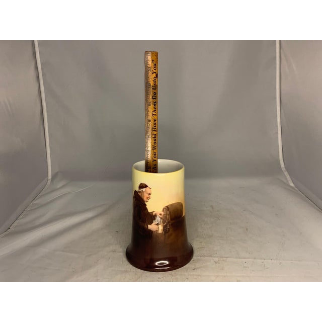 Antique Limoges Monk Tankard Mug: William Guerin Hand-Painted c. 1900 For Sale - Image 10 of 10