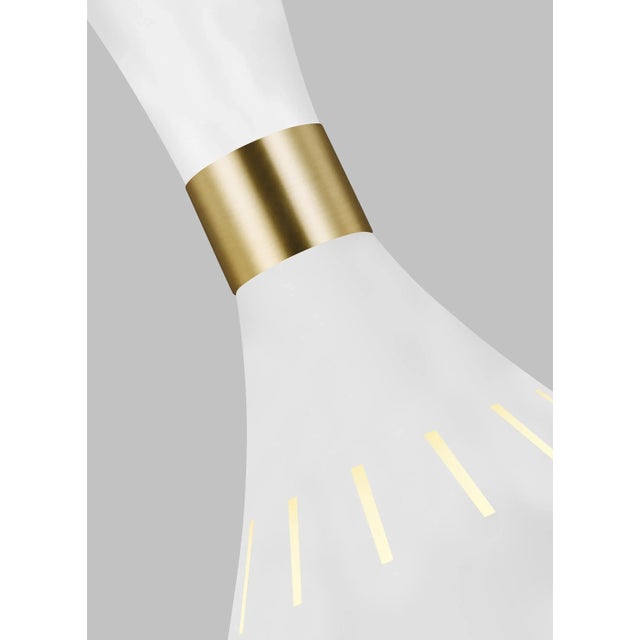 2020s Ellen DeGeneres by Visual Comfort Studio Joan Large Pendant, White For Sale - Image 5 of 7