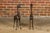 Mid 20th Century Pair of Small Bronze Midcentury Giraffe Sculptures, American Art For Sale - Image 5 of 12