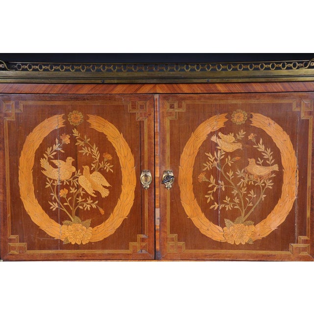 19th Century French Napoleon III Marquetry Dresser, 1870s For Sale - Image 10 of 18